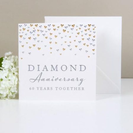 Diamond Anniversary 60 years together – Amore card