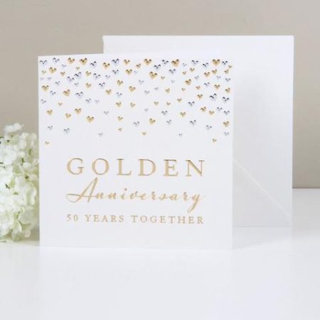 Golden Anniversary 50 years together – Amore card