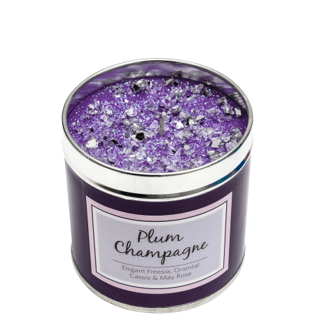 Plum Champagne - Best Kept Secrets tinned candle