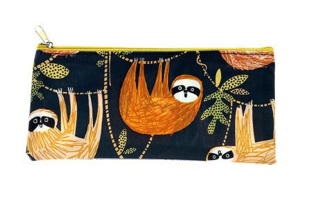 SLOTH Hanging Around - pencil case/make up bag-  Ulster Weaver