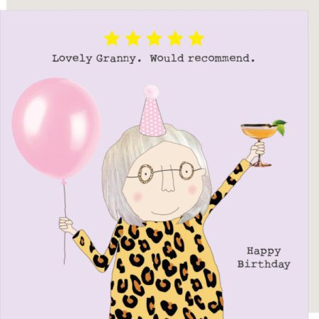 Lovely Granny. Would recommend.  Happy Birthday - Rosie Made A Thing card