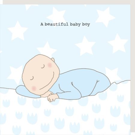 A beautiful baby boy - Rosie Made A Thing card