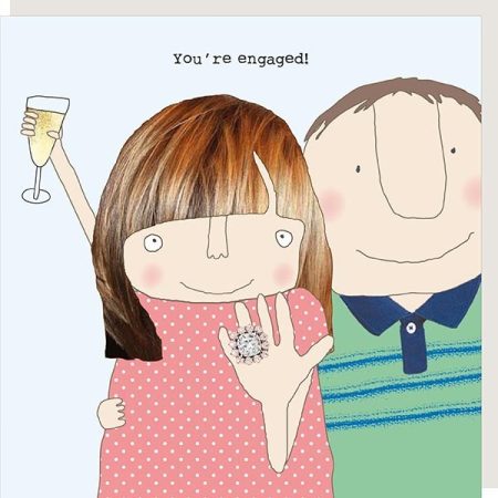 You're engaged! - Rosie Made A Thing card