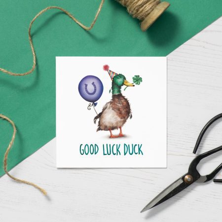 Good luck duck - Citrus Bunn card