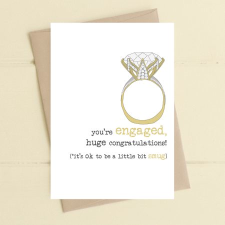 you're engaged - huge congratulations! - Dandelion Stationery card