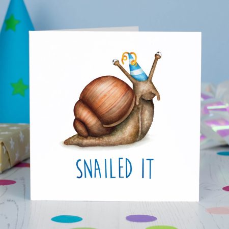 Snailed it - Citrus Bunn card