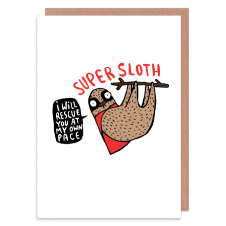 Super Sloth   - Katie Abey card