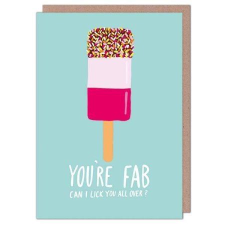 You're Fab. Can I lick you all over? - Corrin Strain card