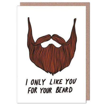 I only like you for your beard - Corrin Strain card