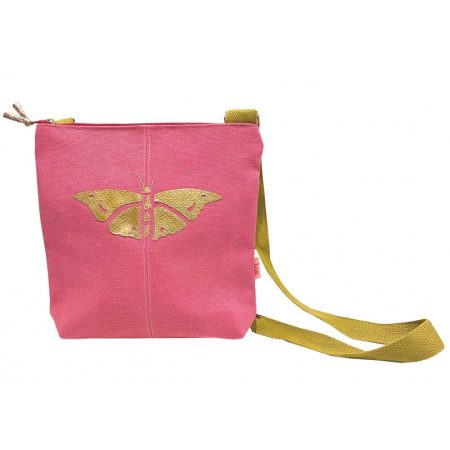 Butterfly Messenger bag - Lua Designs - Pink