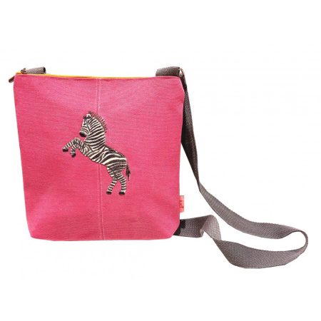 Dancing Zebra Messenger bag - Lua Designs - Pink - Image 2