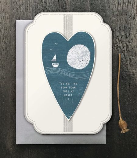 You put the boom boom into my heart - East of India card