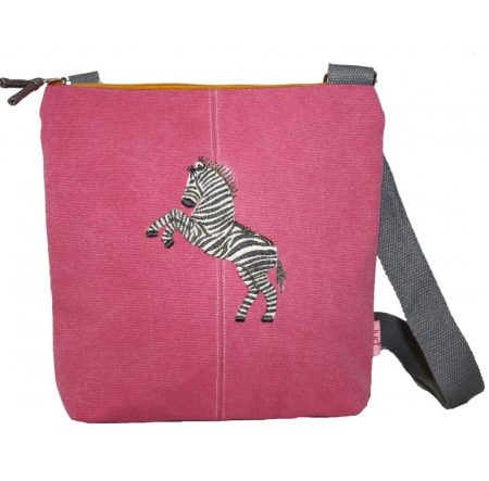 Dancing Zebra Messenger bag - Lua Designs - Pink