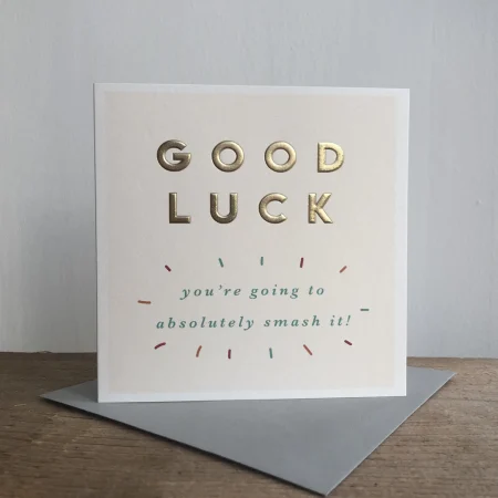 Good Luck - Megan Claire card