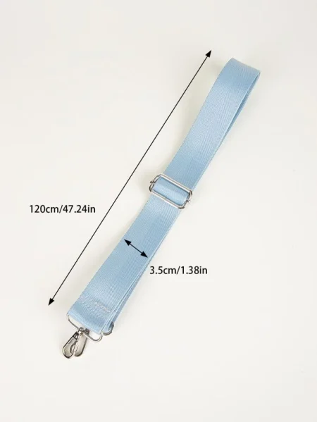 Light Blue - adjustable woven bag strap (#11)