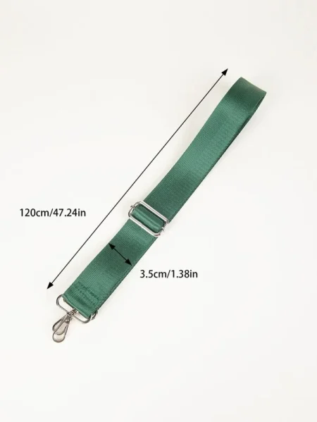 Forest Green - adjustable woven bag strap (#13)