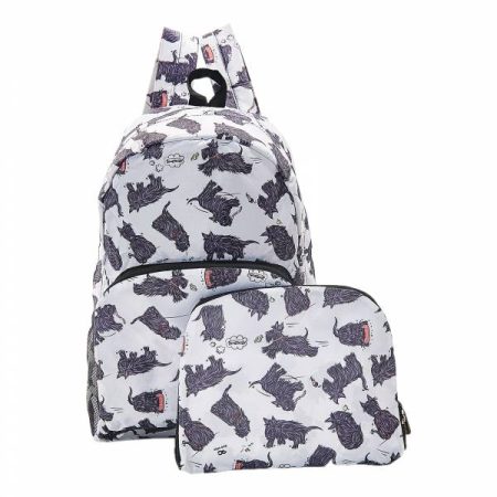 Scotty Dog - Eco Chic Foldable backpack - White