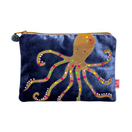 Octopus Purse – blue - Lua Designs