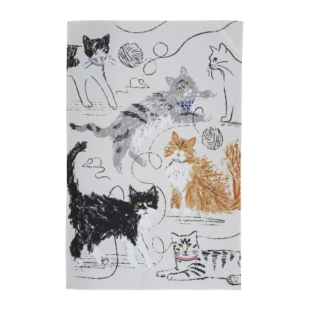 Feline Friends (cats) - Tea Towel – Ulster Weavers