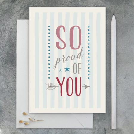 So Proud of You  - East of India card