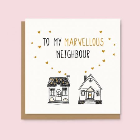 To My Marvellous Neighbour - Dandelion Stationery card