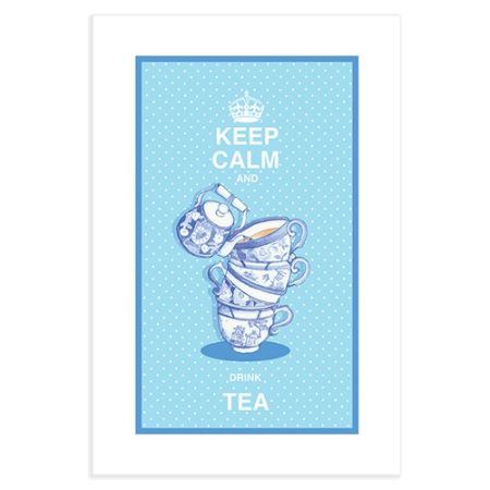 Keep Calm And Drink Tea – Tea Towel