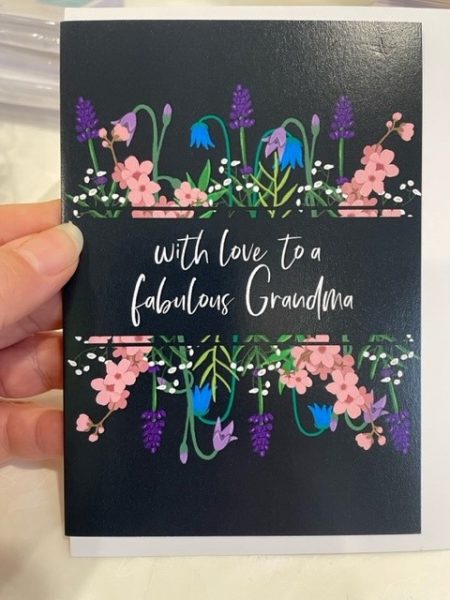 With love to a fabulous Grandma - Dandelion Stationery card