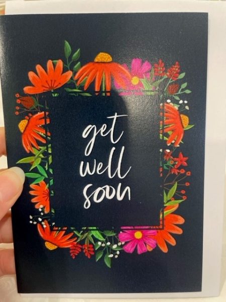 Get well soon - Dandelion Stationery card