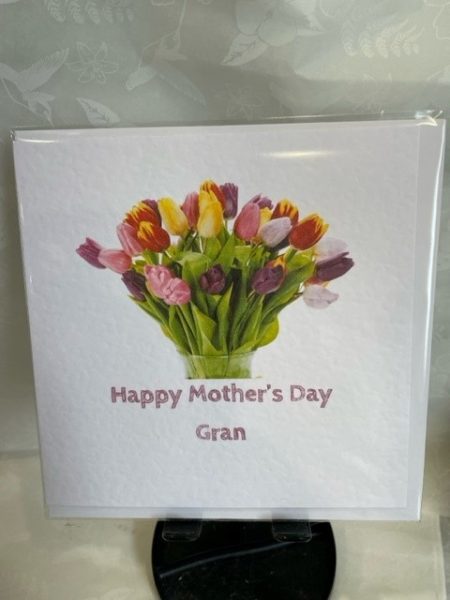 Happy Mother's Day Gran (Tulips) - Little Green Frog card