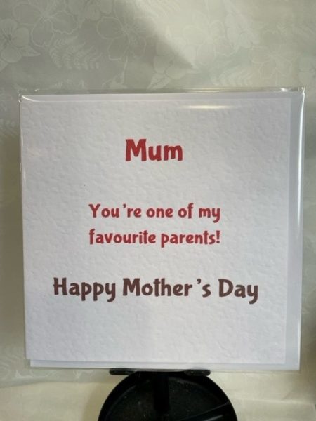 Mum- You're one of my favourite parents! Happy Mother's Day - Little Green Frog card