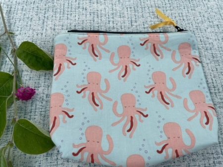 Cute Octopus design zipped pouch/cosmetic bag - LGF