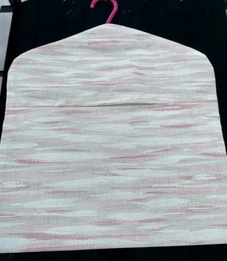 Pink Stripes design - Large hanging peg bag