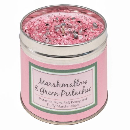 Marshmallow & Green Pistachio - Best Kept Secrets tinned candle