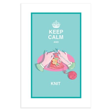 Keep Calm And Knit – Tea Towel