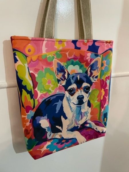 Chihuahua Dog design tote bag