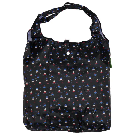 Yachts / Boats - Eco Chic Foldaway Shopping Bag - navy