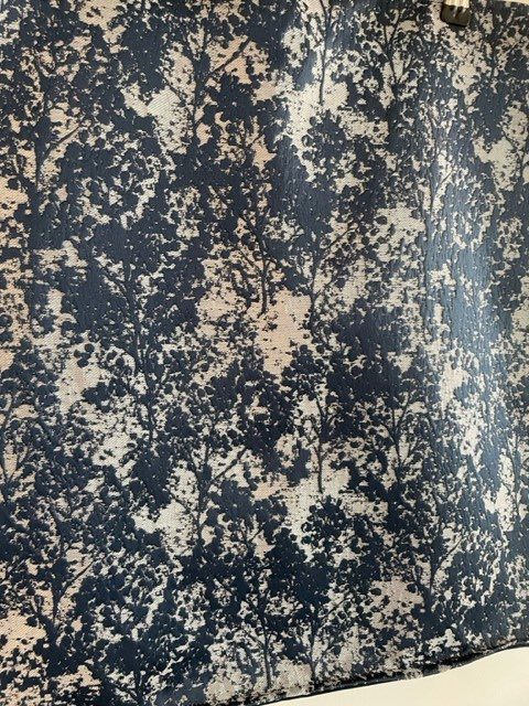 Ashley Wilde 'Poplar' tree Design in Indigo - Cushion Cover (linen back) - LGF - Image 2