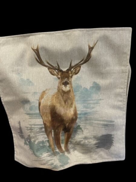 Stag design Linen Cushion Cover  - LGF