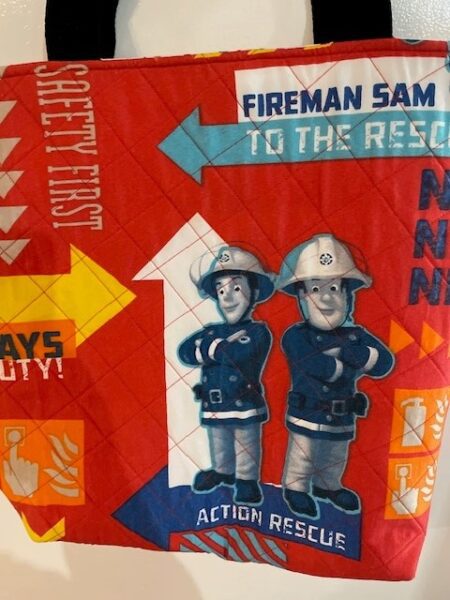Fireman Sam design #1 - shopping tote bag - Image 2