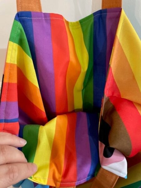 LGBTQ+ 'PROUD' design- shopping tote bag - Image 3