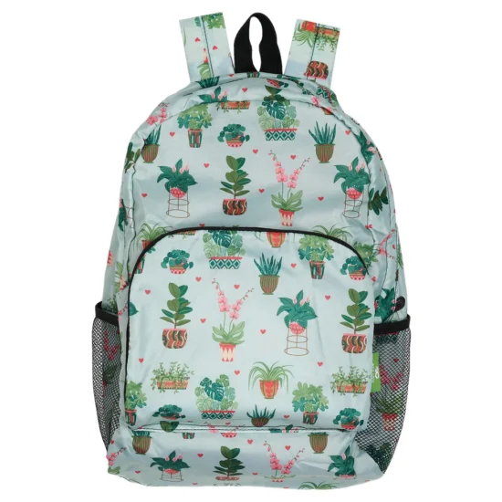 House Plants - Eco Chic Foldable Backpack