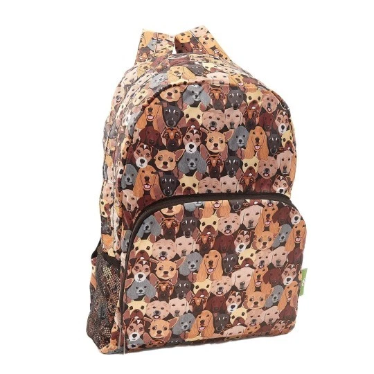 Dogs - Eco Chic Foldable Backpack