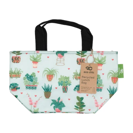 House Plants - Eco Chic Foldable Lunch Bag