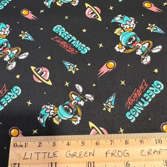 Marvin the Martian - Looney Tunes - cotton fabric x 1m