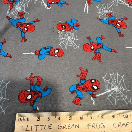 Spiderman mini design - cotton fabric x 1m