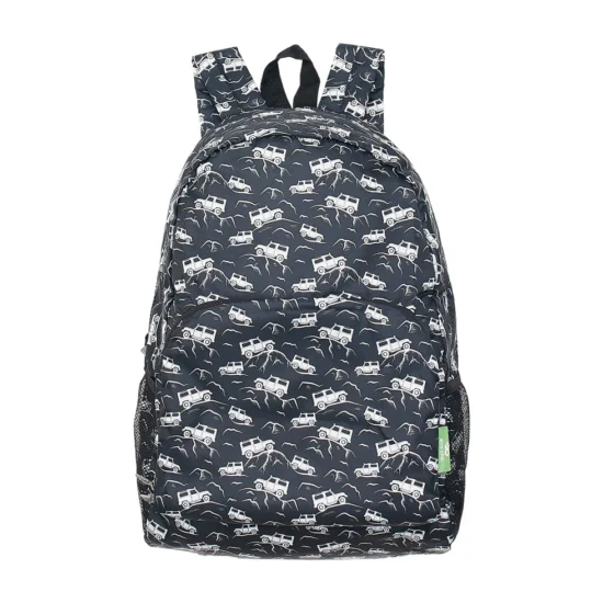 Land Rover - Black - Eco Chic Foldable Backpack