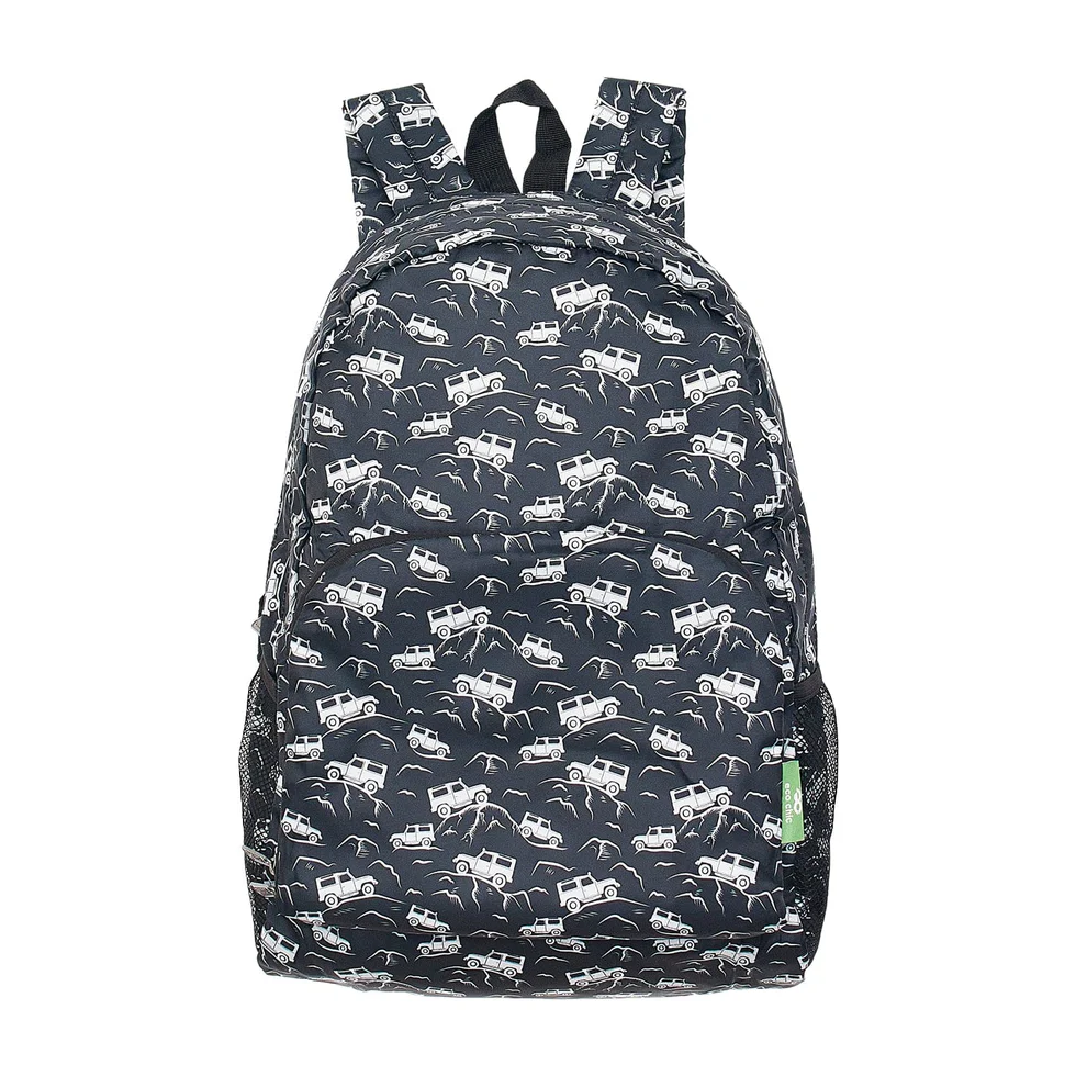 Land Rover - Black - Eco Chic Foldable Backpack