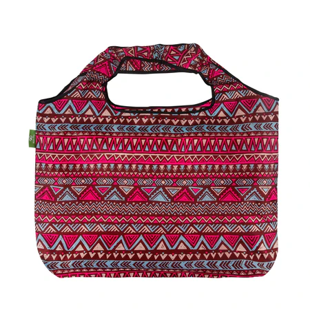 Aztec design - Eco Chic - Large Foldaway Shopping Bag